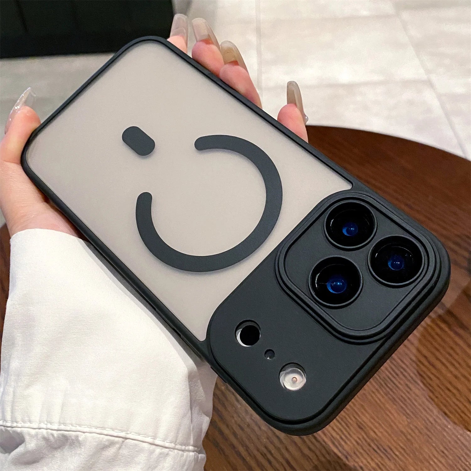 Luxury Matte Magsafe Magnetic With Lens film Phone Case For iPhone 17 17Air 17 Pro 17ProMax Hard PC Bumper Cover