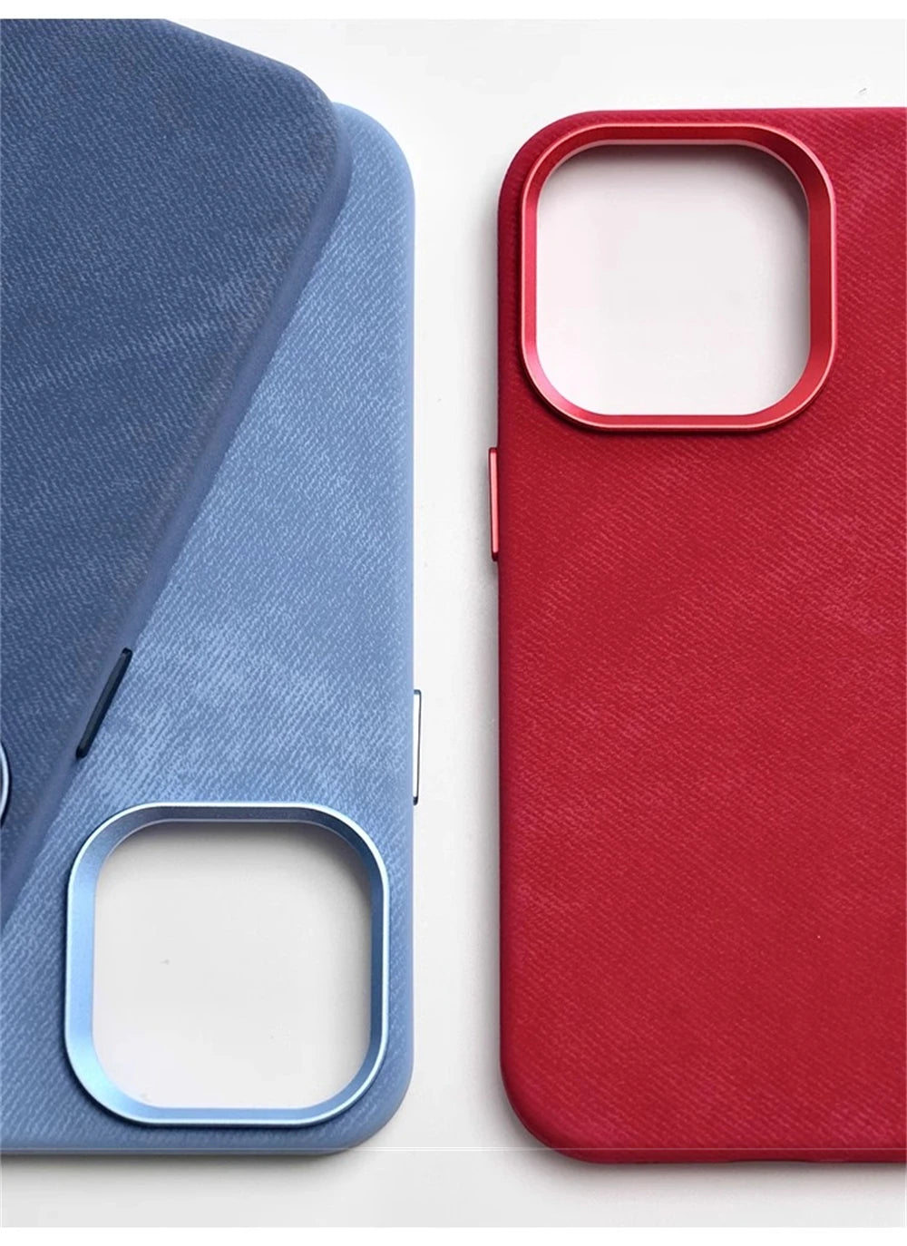 Luxury Shockproof Magnetic Fiber Leather Case For iPhone 17 16 Pro Max, Air For MagSafe Wireless Charging Cover