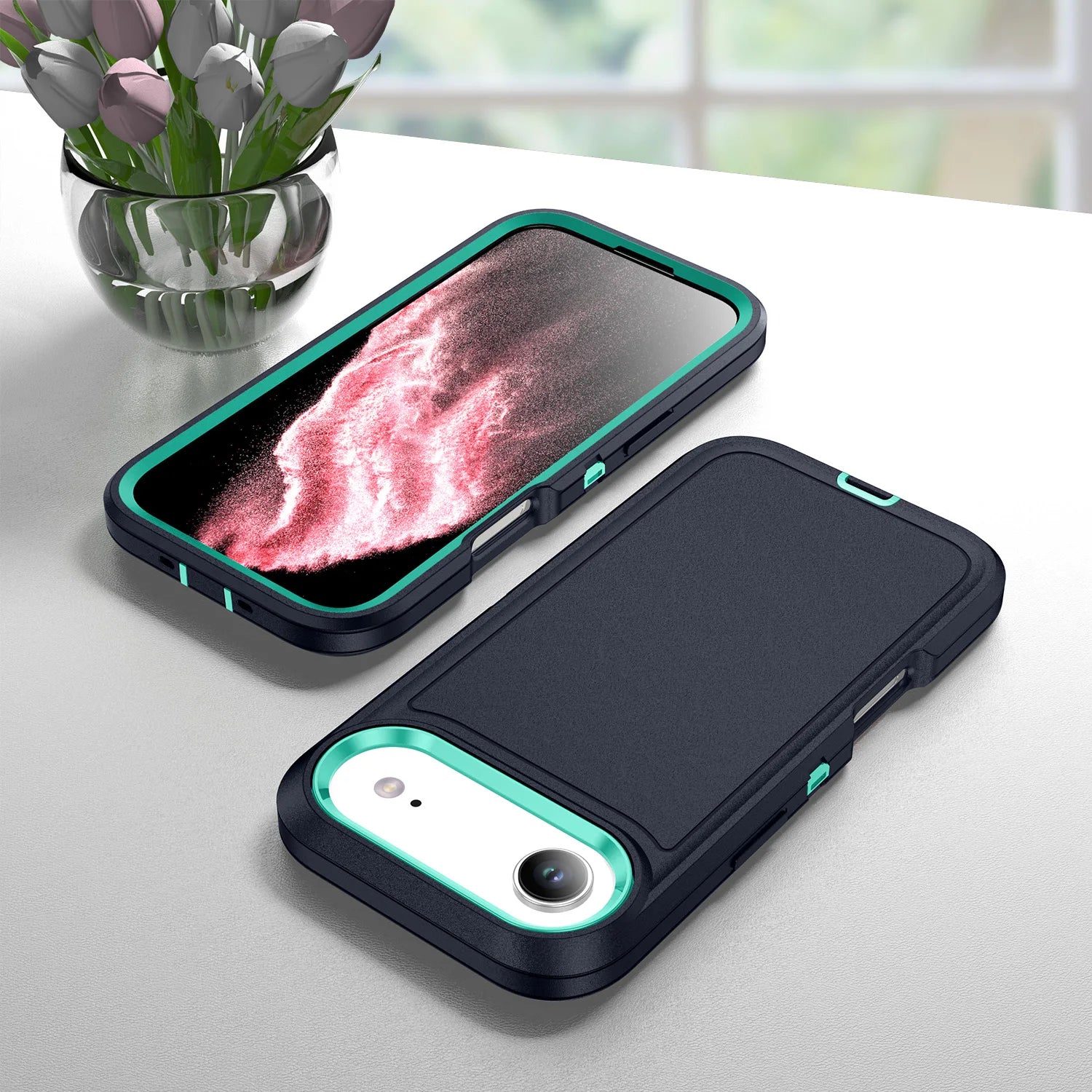 Shock Resistant Three Layer Phone Case for Iphone 17 Air Iphone17 Pro Max 15 16 14 Plus 13 12 Iphone16 Iphone15 Covers