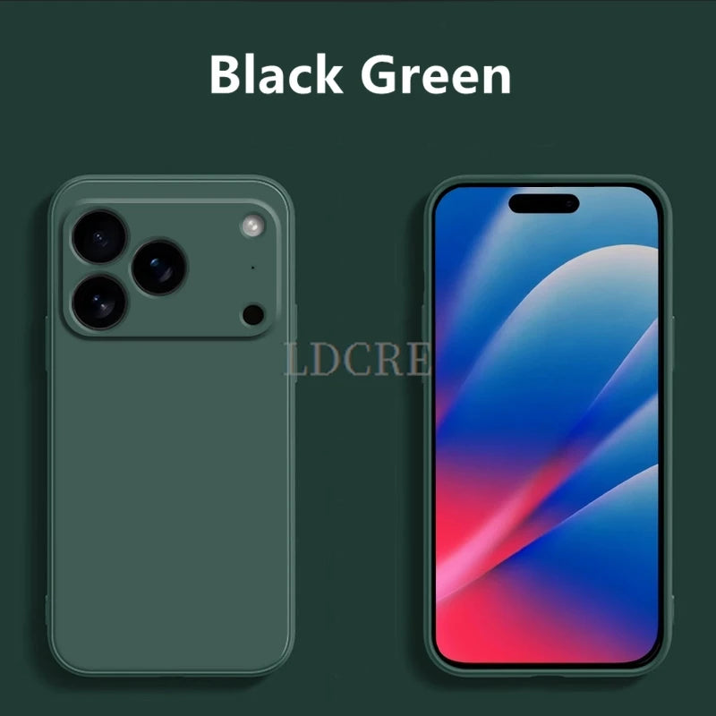 For iphone 17 Pro Max case For iphone 17 17 Air 17 Pro 17 Pro Max Cover TPU Liquid Silicone Protective Cover iphone 17 Pro Max