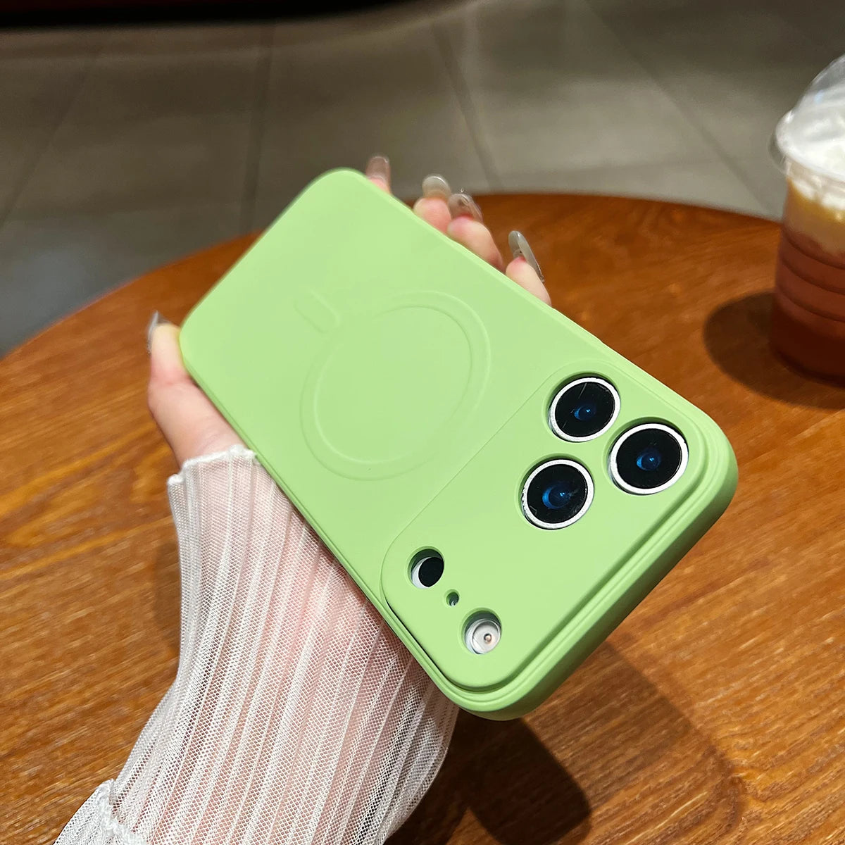 for iPhone 17 Pro Max 17 Air 17Pro Case Magnetic Cover for Mag-safe Liquid Silicone Velvet Lining All-round Camera Protect Shell