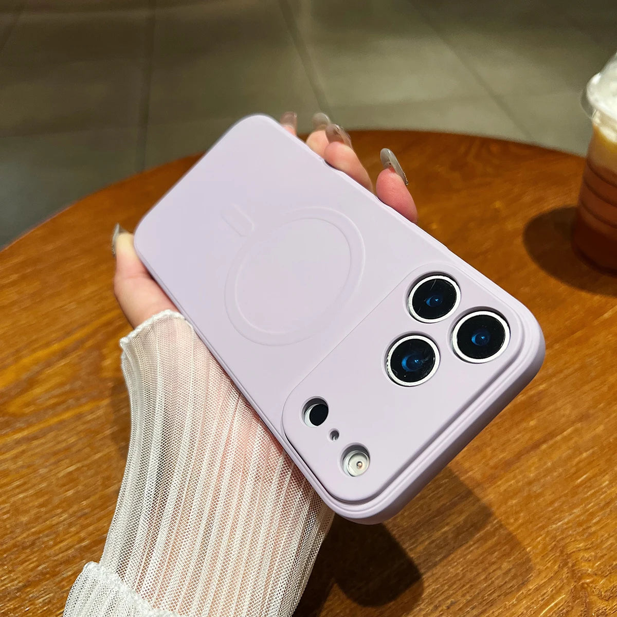 for iPhone 17 Pro Max 17 Air 17Pro Case Magnetic Cover for Mag-safe Liquid Silicone Velvet Lining All-round Camera Protect Shell