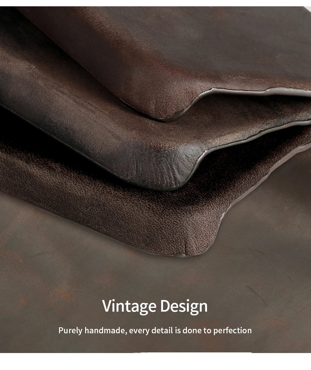 for Magsafe Case for iPhone 15 16 17 Pro Max 17Pro 17 Air 16Pro Retro Luxury Genuine PULL-UP Leather Magnetic Phone Back Cover