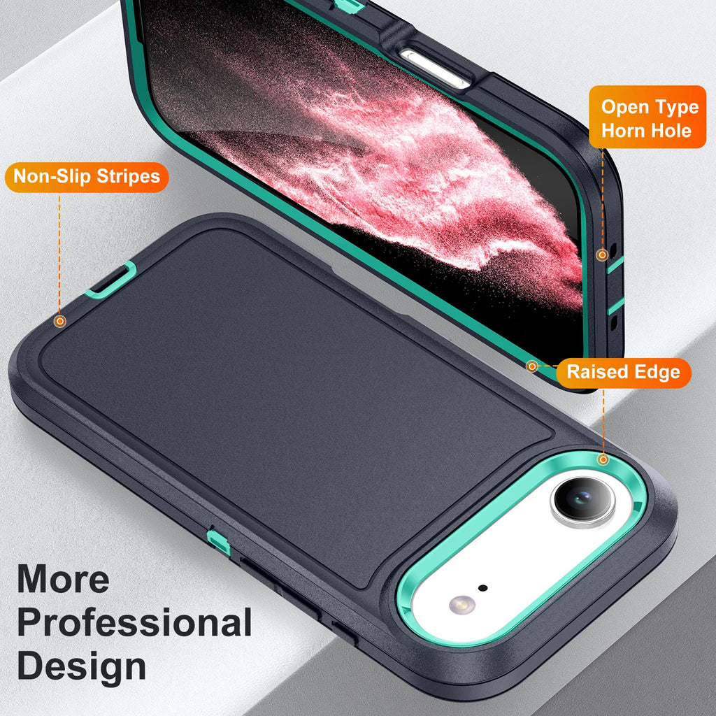 Shock Resistant Three Layer Phone Case for Iphone 17 Air Iphone17 Pro Max 15 16 14 Plus 13 12 Iphone16 Iphone15 Covers