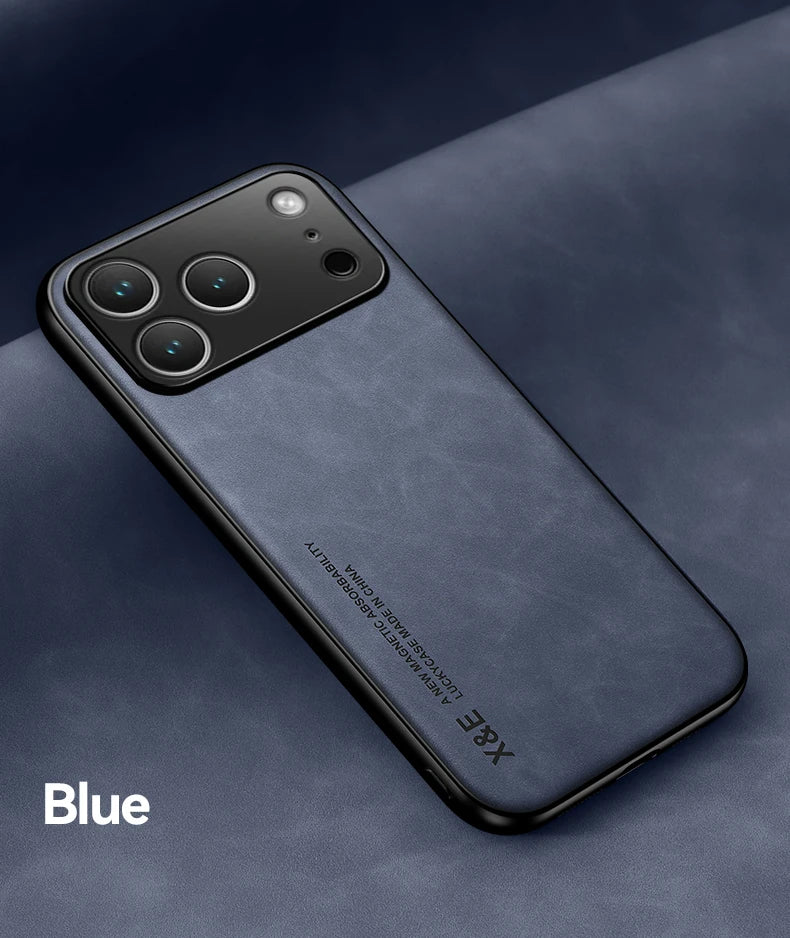 Leather Sheepskin Soft Case For iPhone 17 Pro Max 17 Air 16 Pro Max 16 Plus 16e 16Pro 17Pro Max Cover Frame Shockproof Cases