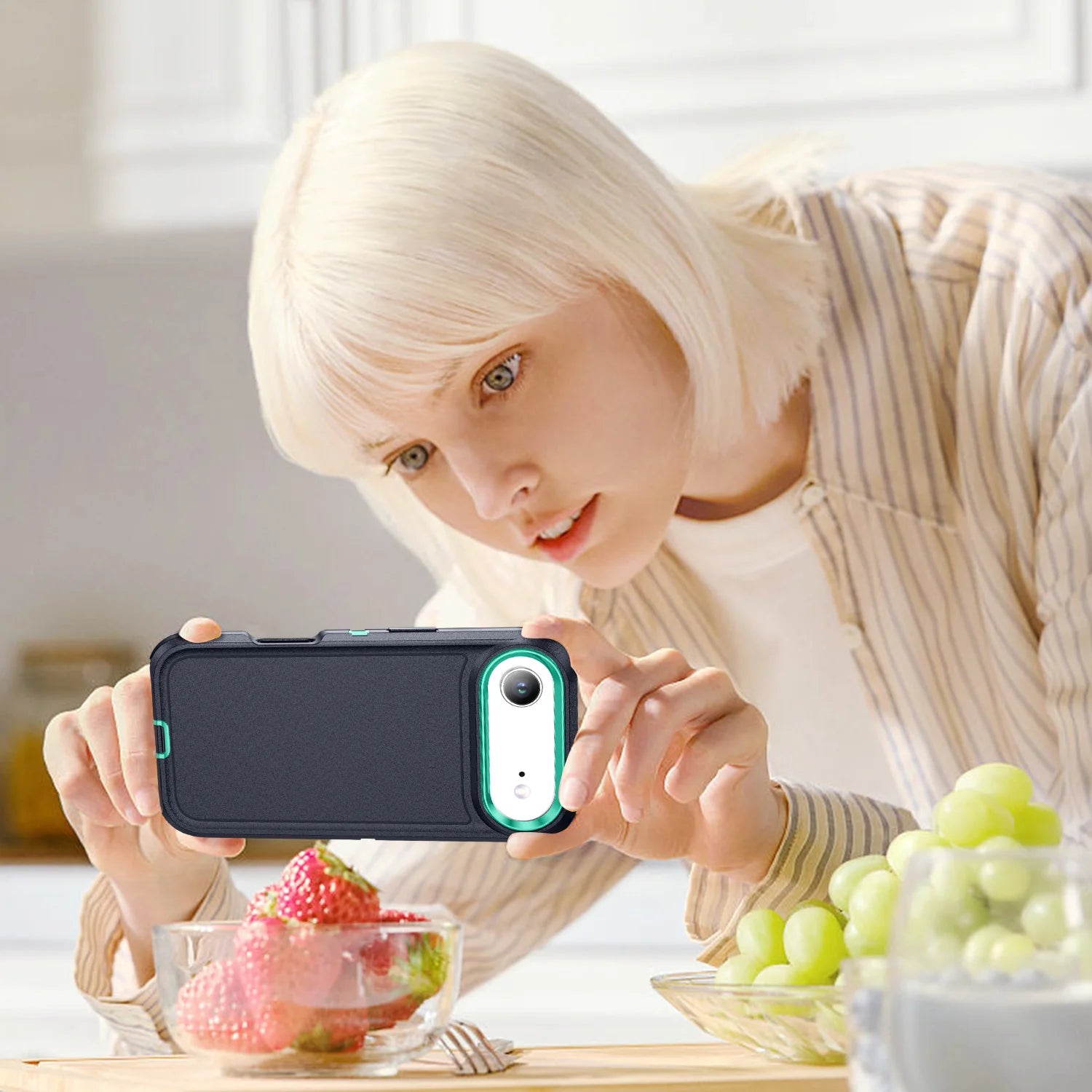 Shock Resistant Three Layer Phone Case for Iphone 17 Air Iphone17 Pro Max 15 16 14 Plus 13 12 Iphone16 Iphone15 Covers