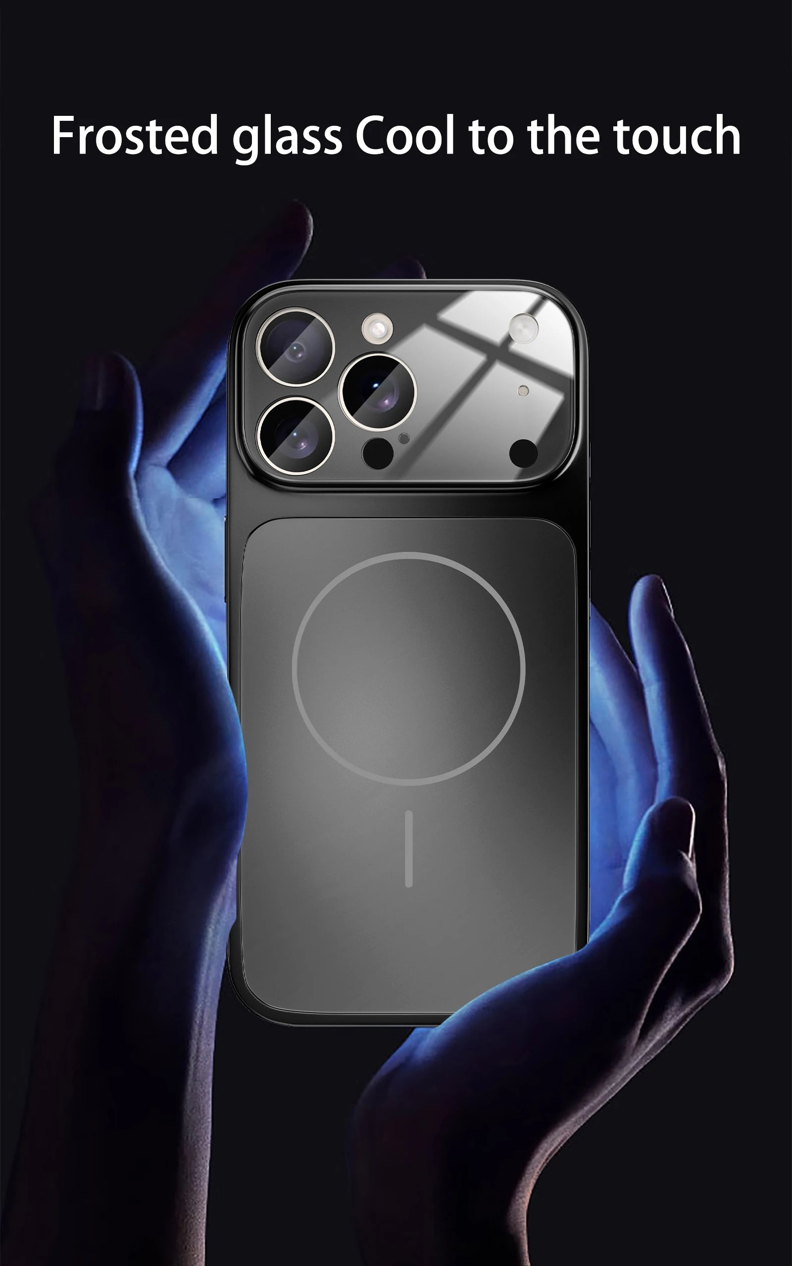 NEW Luxury Frosted Glass Finish Magnetic Phone Case For iPhone 17 Pro Max 16 15 14 13 Pro Max 17Air For Magsafe Shockproof Cover