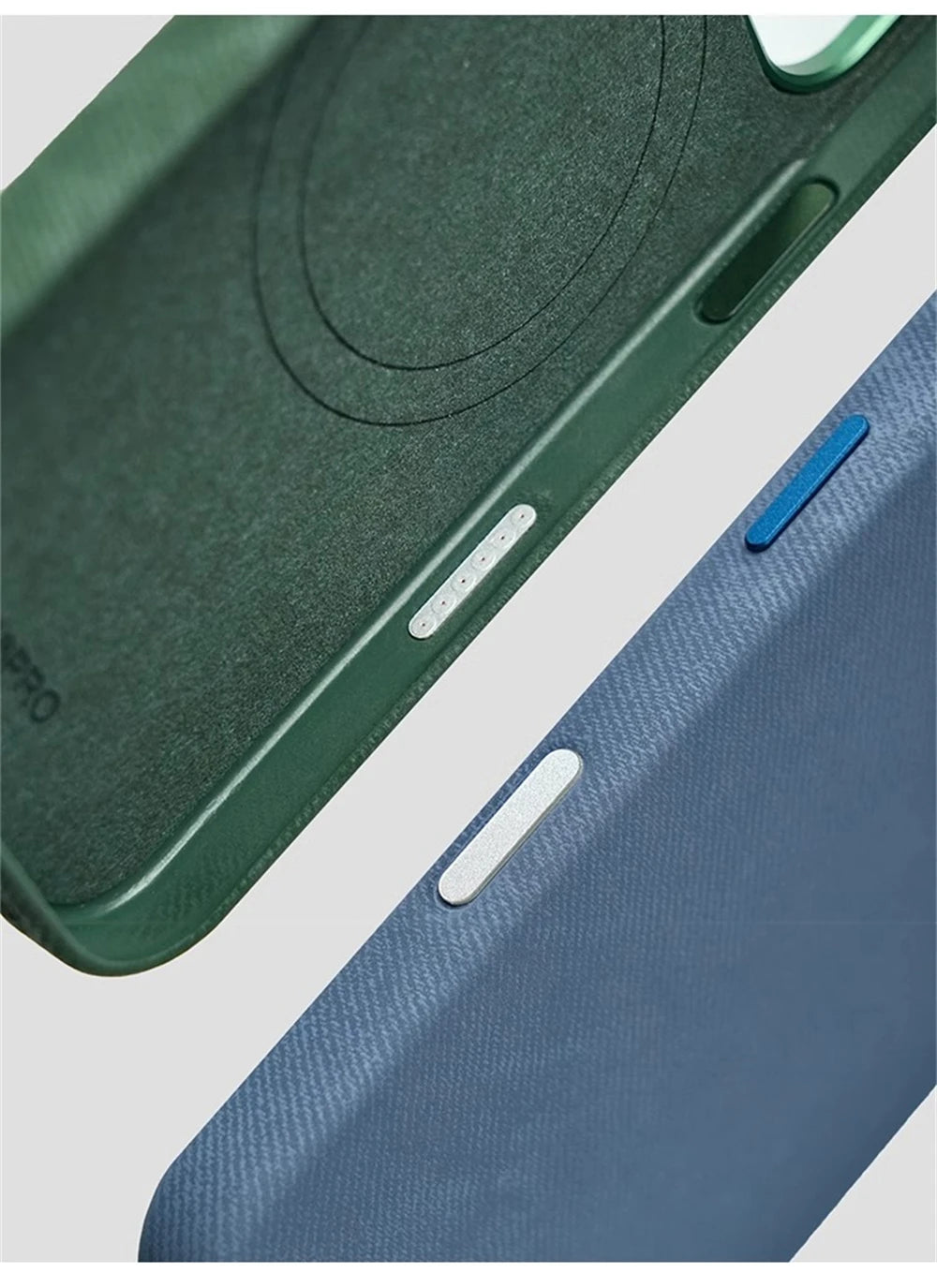 Luxury Shockproof Magnetic Fiber Leather Case For iPhone 17 16 Pro Max, Air For MagSafe Wireless Charging Cover