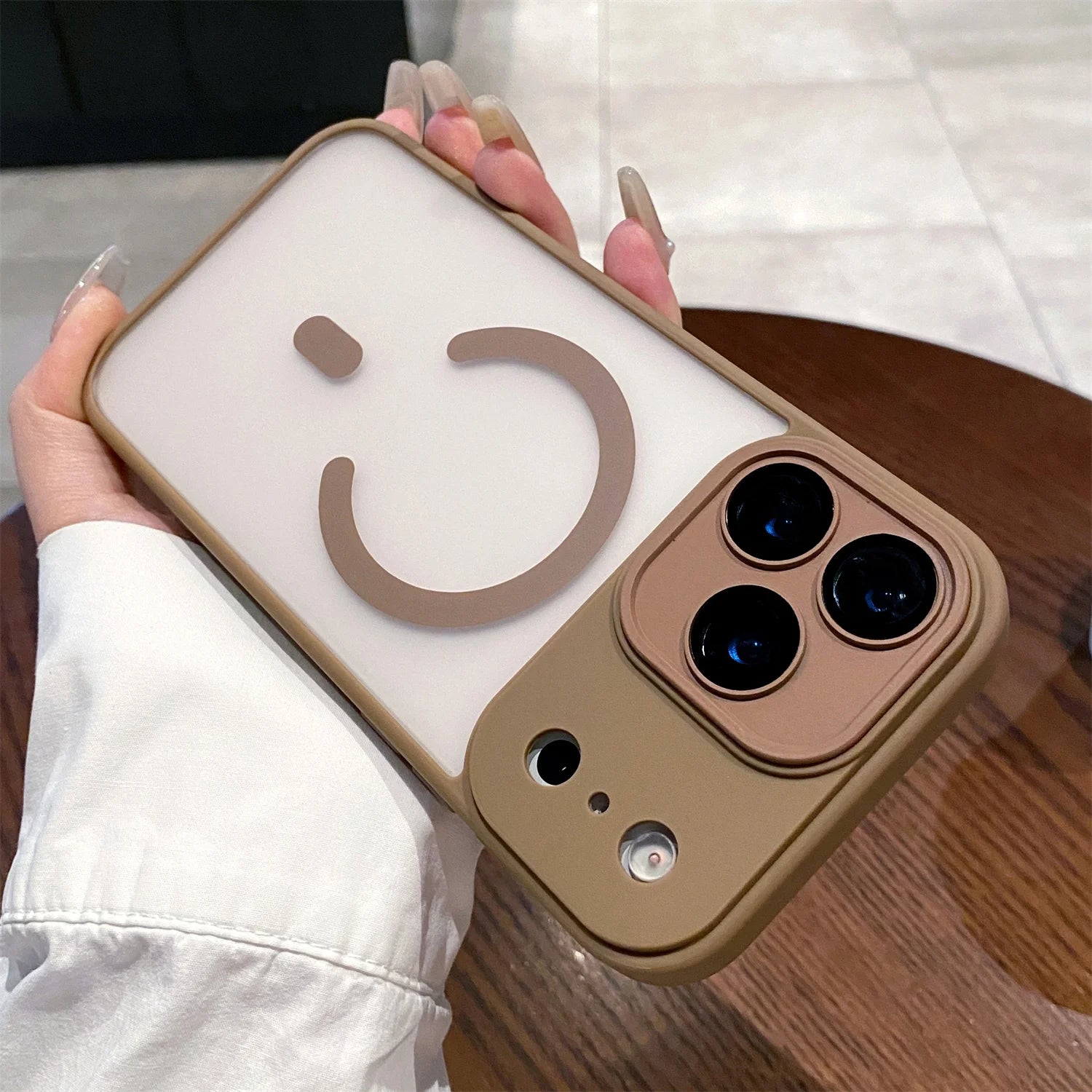 Luxury Matte Magsafe Magnetic With Lens film Phone Case For iPhone 17 17Air 17 Pro 17ProMax Hard PC Bumper Cover