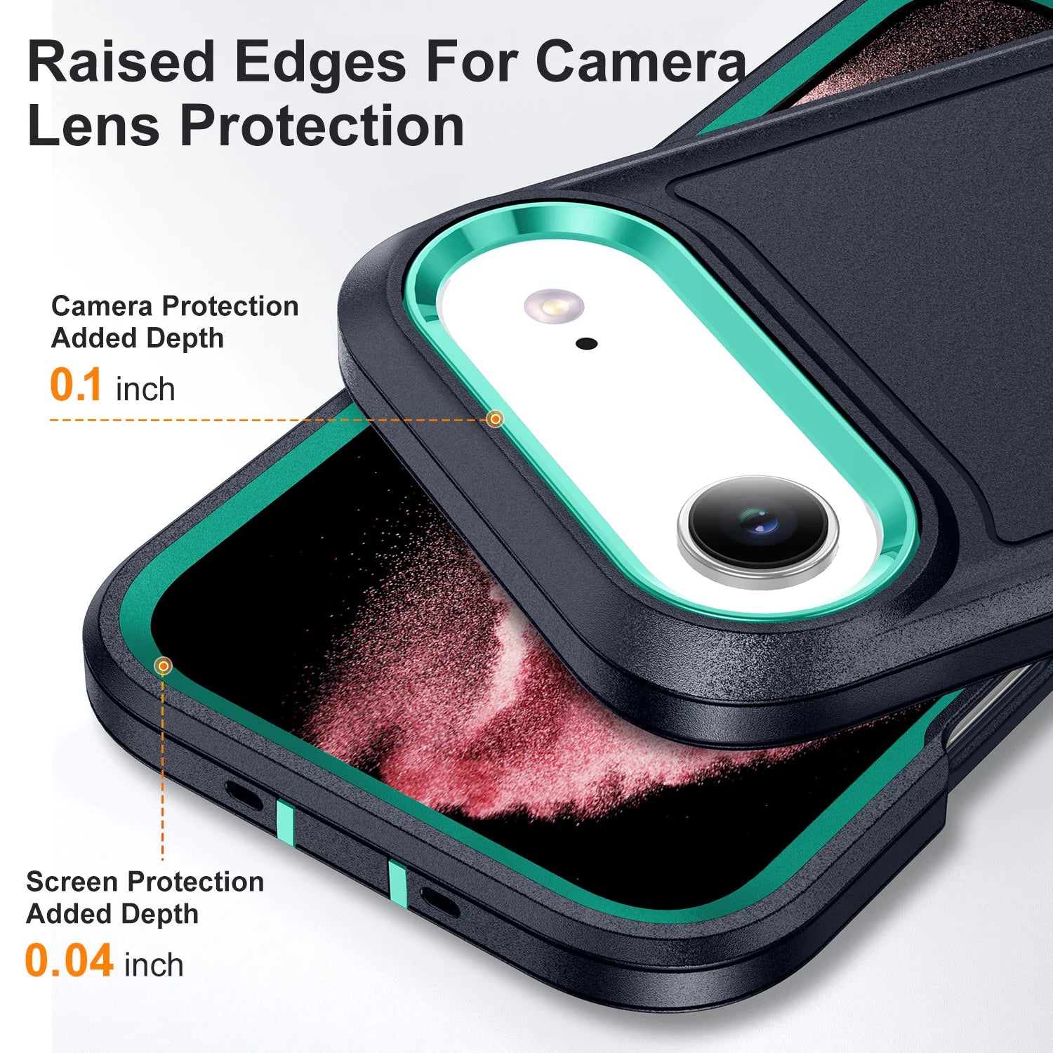 Shock Resistant Three Layer Phone Case for Iphone 17 Air Iphone17 Pro Max 15 16 14 Plus 13 12 Iphone16 Iphone15 Covers