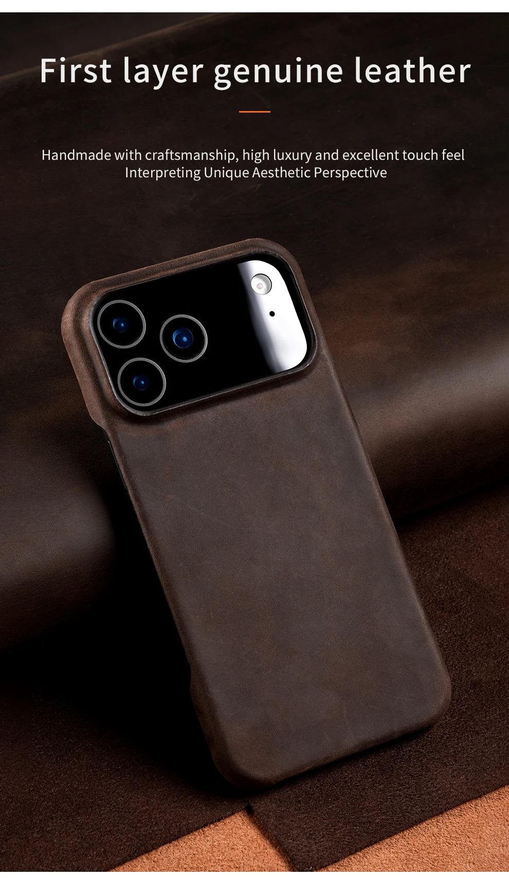 for Magsafe Case for iPhone 15 16 17 Pro Max 17Pro 17 Air 16Pro Retro Luxury Genuine PULL-UP Leather Magnetic Phone Back Cover