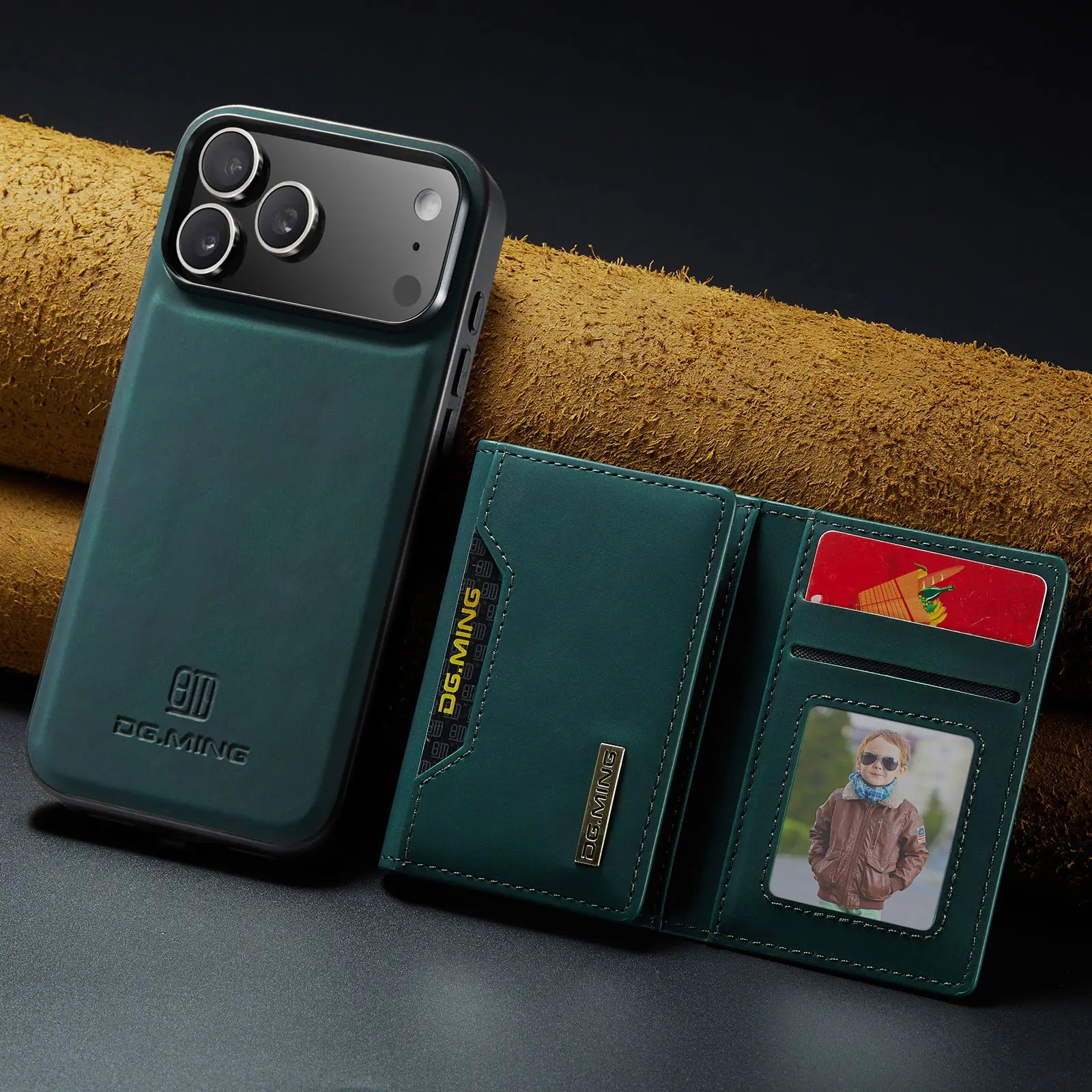 Luxury Magnetic Leather Wallet Case for iPhone 17 Pro Max 14 15 16 iPhone17 Magnet Kickstand Money Card Holder Cover