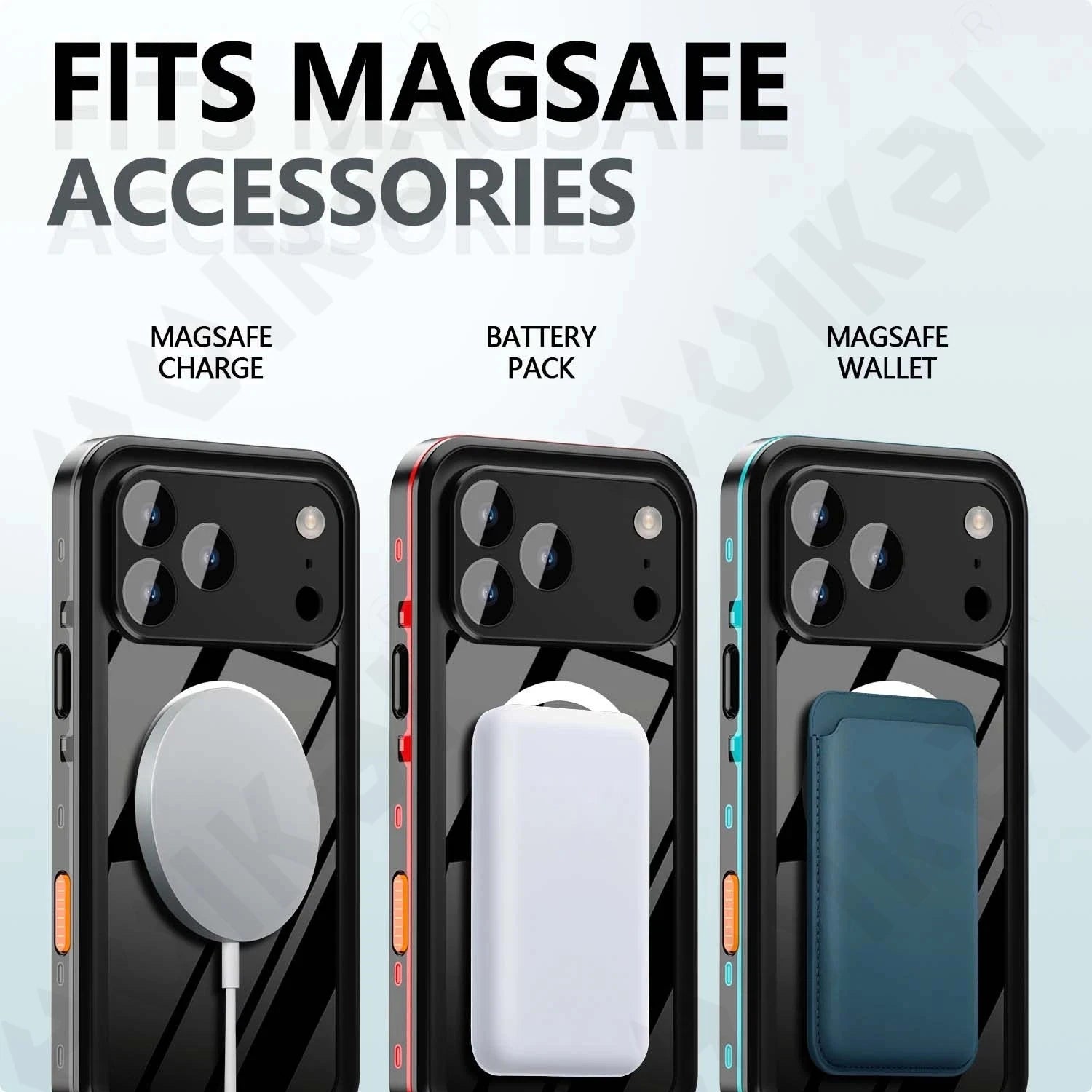 IP68 Waterproof Magnetic Case For iPhone 17 16e 16 15 14 Pro Air 13 Pro Max Protector Full Body Protective Dustproof Phone Case