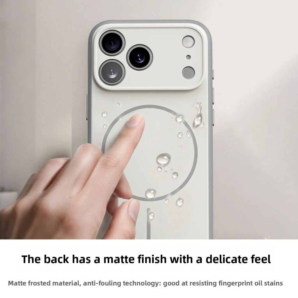 For iPhone 17, 17 Pro, and 17 Pro Max, magnetic case with stylish colors, skin-friendly feel, PC Cover and lens protection.