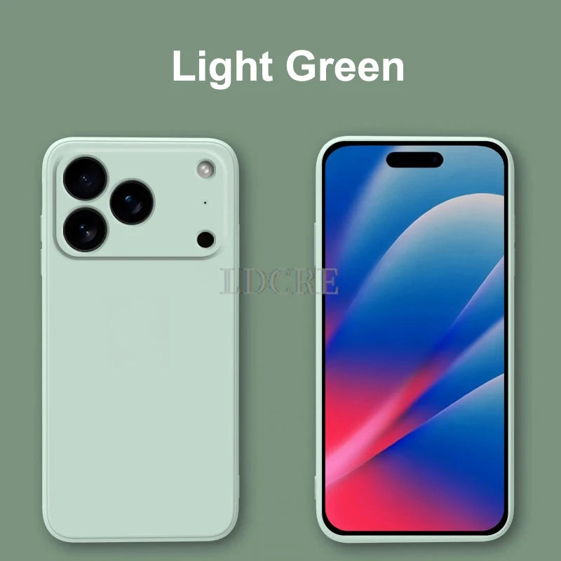 For iphone 17 Pro Max case For iphone 17 17 Air 17 Pro 17 Pro Max Cover TPU Liquid Silicone Protective Cover iphone 17 Pro Max