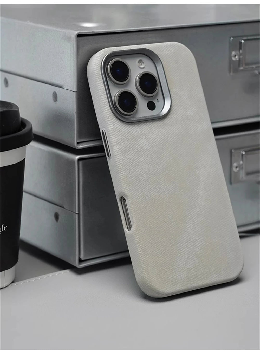 Luxury Shockproof Magnetic Fiber Leather Case For iPhone 17 16 Pro Max, Air For MagSafe Wireless Charging Cover