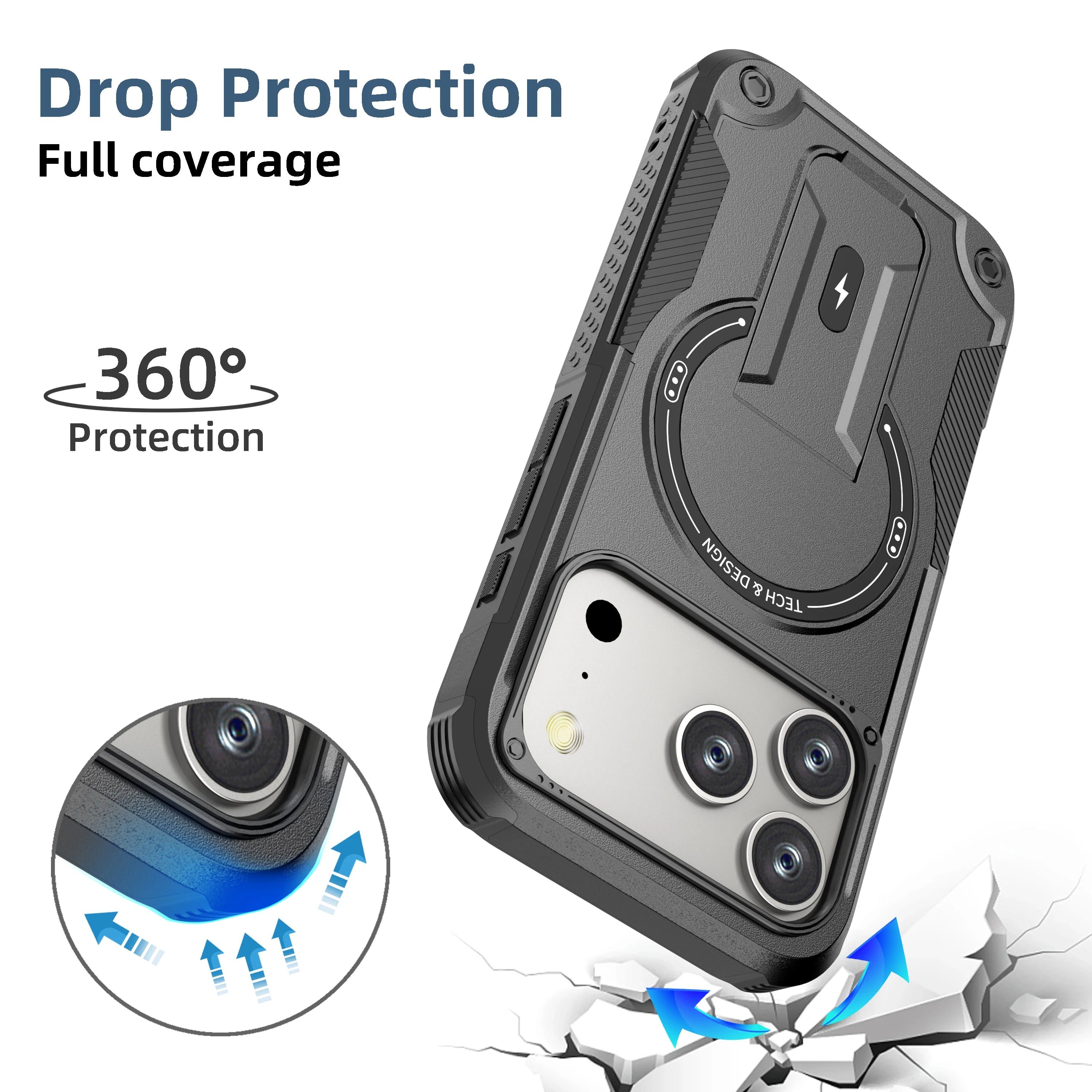 for iphone17 Phone Case Bag Durable Strong Cover Case for Iphone 17 Pro Max 17 Air Plus 16 Pro Iphone17 Iphone16