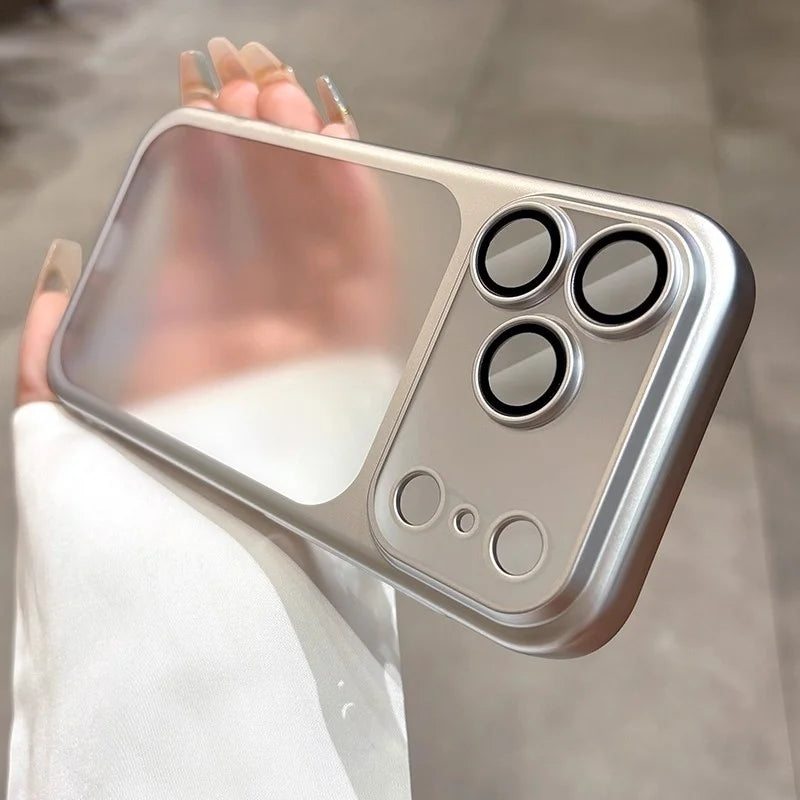 Plating Frosted Translucent Thin Phone Case For iPhone 17 Pro Max 17 Pro 17 Air 17 Series Official Cosmic Orange Bumper Cover