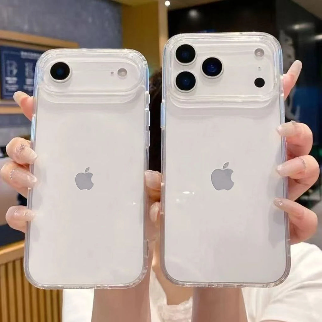 HD Transparent Ultra Thin Crystal Phone Case For iPhone 17 Air 16 12 13 14 11 15 Pro Max Plus Soft Cases For iPhone 17 Pro Cover