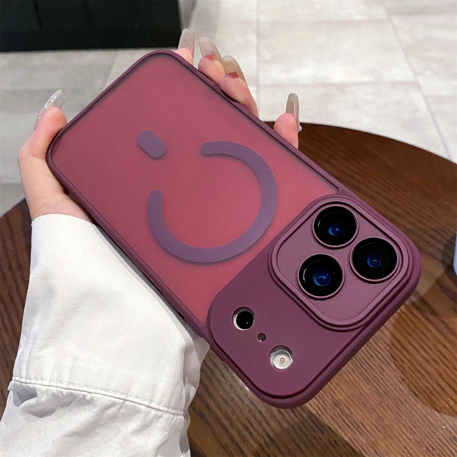 Luxury Matte Magsafe Magnetic With Lens film Phone Case For iPhone 17 17Air 17 Pro 17ProMax Hard PC Bumper Cover