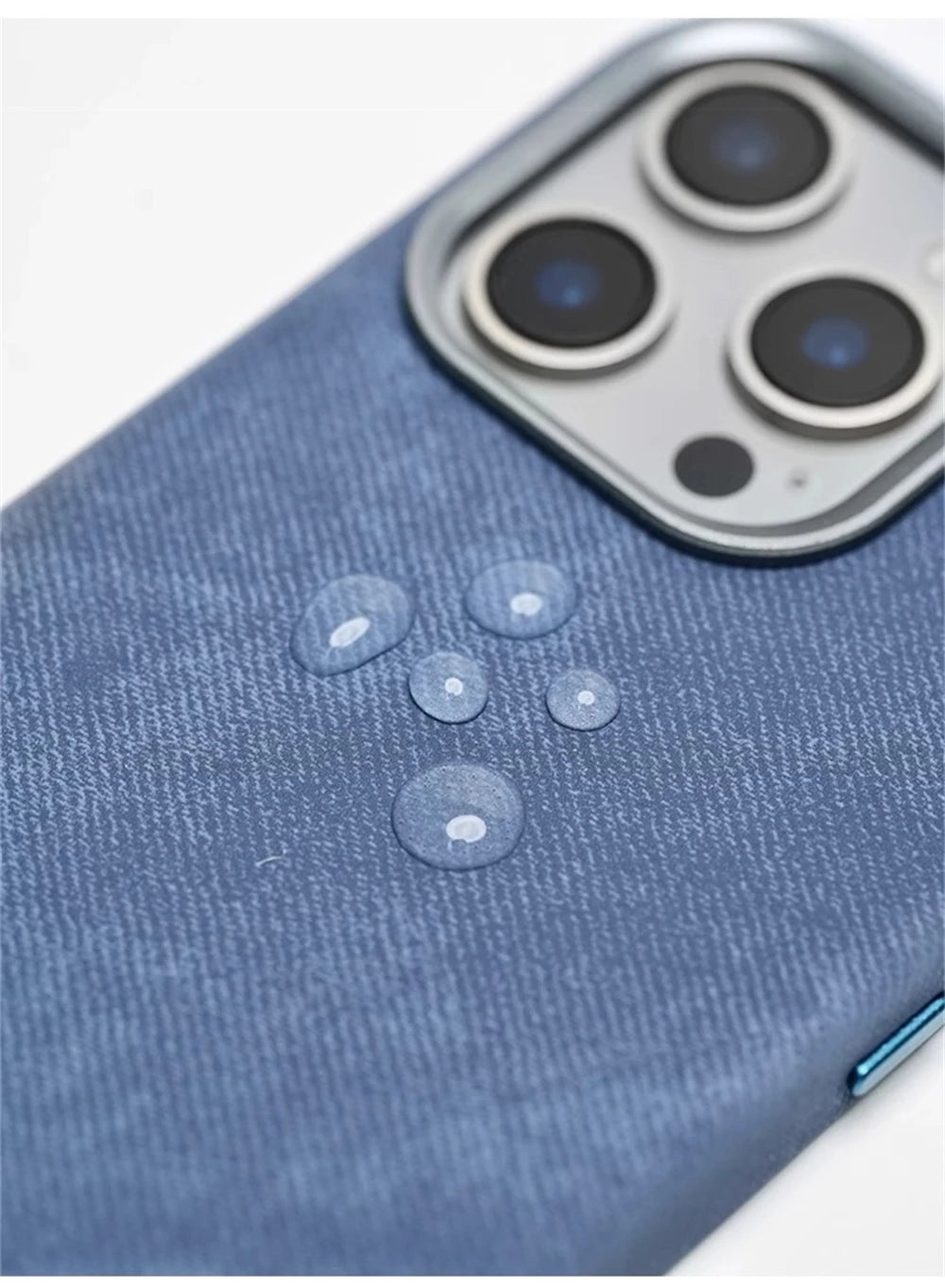 Luxury Shockproof Magnetic Fiber Leather Case For iPhone 17 16 Pro Max, Air For MagSafe Wireless Charging Cover