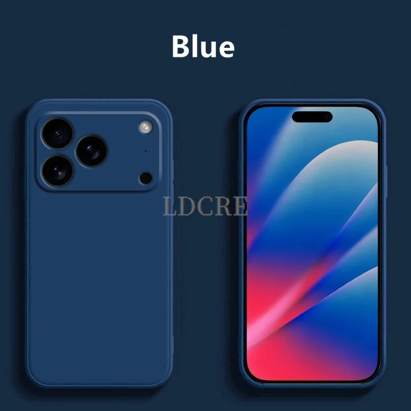 For iphone 17 Pro Max case For iphone 17 17 Air 17 Pro 17 Pro Max Cover TPU Liquid Silicone Protective Cover iphone 17 Pro Max