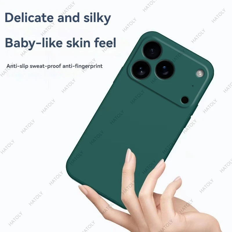 For iphone 17 Pro Max case For iphone 17 17 Air 17 Pro 17 Pro Max Cover TPU Liquid Silicone Protective Cover iphone 17 Pro Max