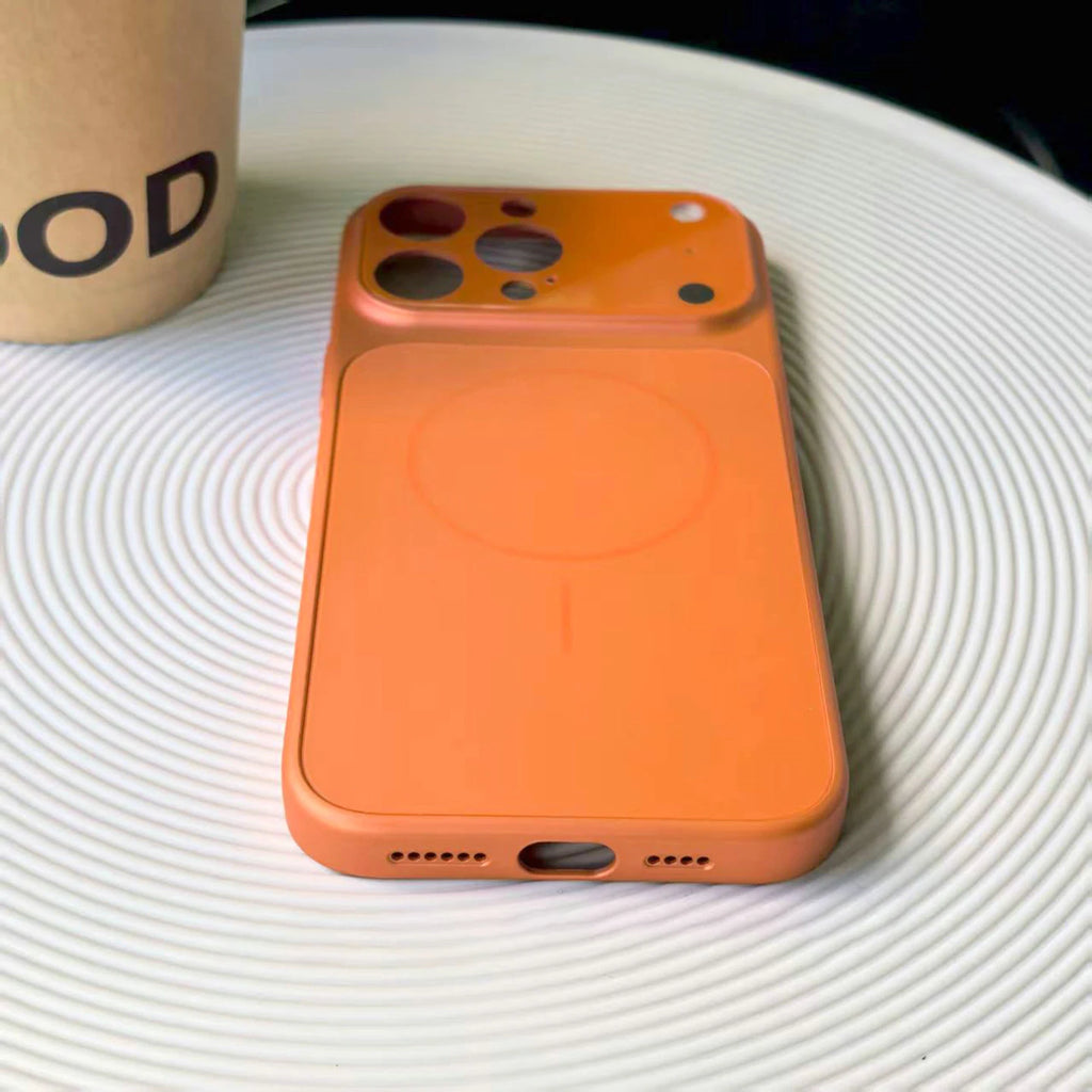 NEW Luxury Frosted Glass Finish Magnetic Phone Case For iPhone 17 Pro Max 16 15 14 13 Pro Max 17Air For Magsafe Shockproof Cover