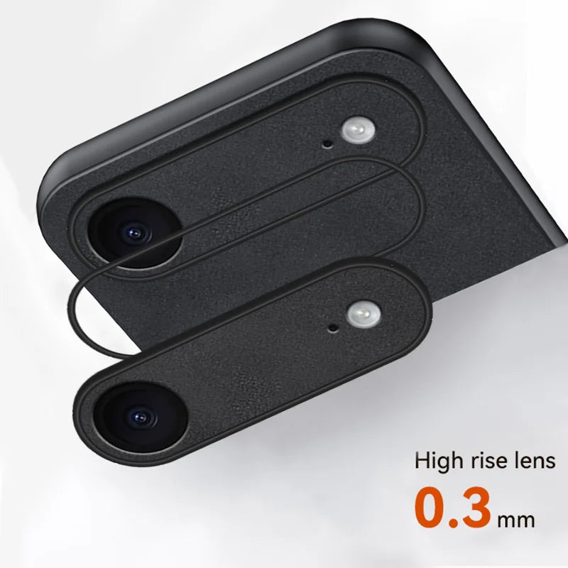 For Iphone 17 Air Case Luxury Sheepskin Leather Silicone Shockproof Bumper Cover for Iphone 17 Pro Max Protective Matte Shell