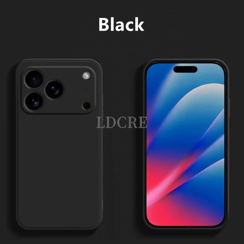 For iphone 17 Pro Max case For iphone 17 17 Air 17 Pro 17 Pro Max Cover TPU Liquid Silicone Protective Cover iphone 17 Pro Max