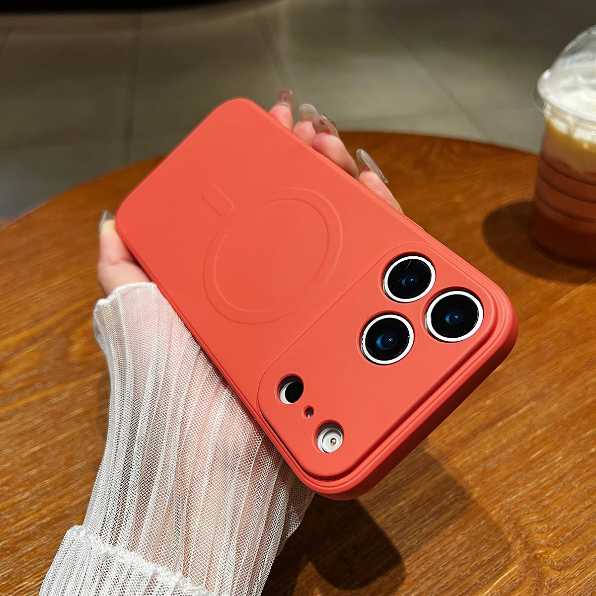 for iPhone 17 Pro Max 17 Air 17Pro Case Magnetic Cover for Mag-safe Liquid Silicone Velvet Lining All-round Camera Protect Shell