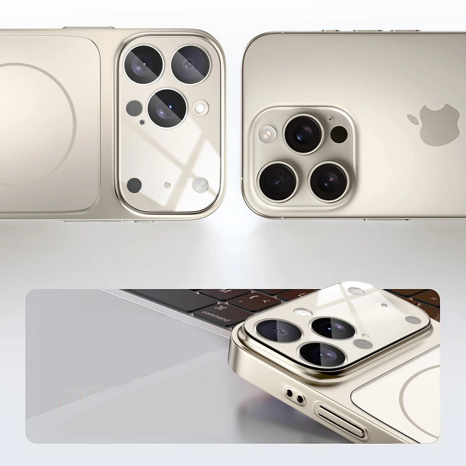 NEW Luxury Frosted Glass Finish Magnetic Phone Case For iPhone 17 Pro Max 16 15 14 13 Pro Max 17Air For Magsafe Shockproof Cover