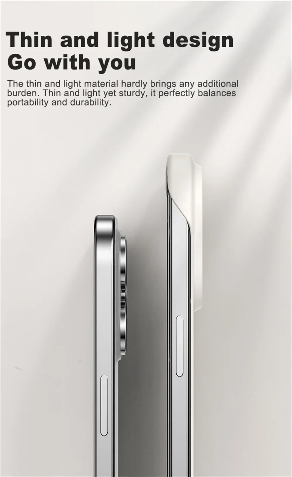 for Magsafe Bezel-less Phone Case for iPhone 17 Air 17 Pro Max Ultra Thin Frameless Hard Magnetic Cover for iPhone 17 Pro 17Air