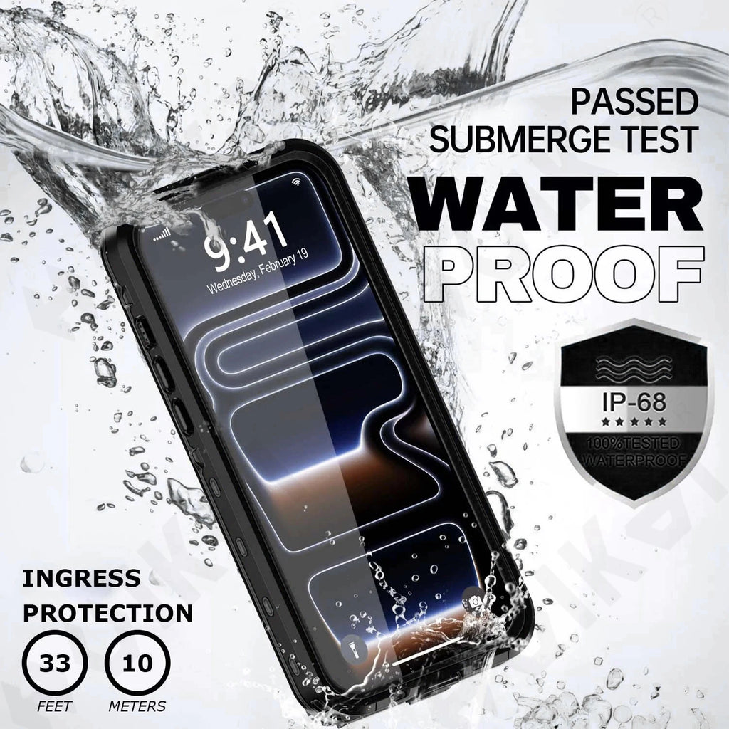 IP68 Waterproof Magnetic Case For iPhone 17 16e 16 15 14 Pro Air 13 Pro Max Protector Full Body Protective Dustproof Phone Case