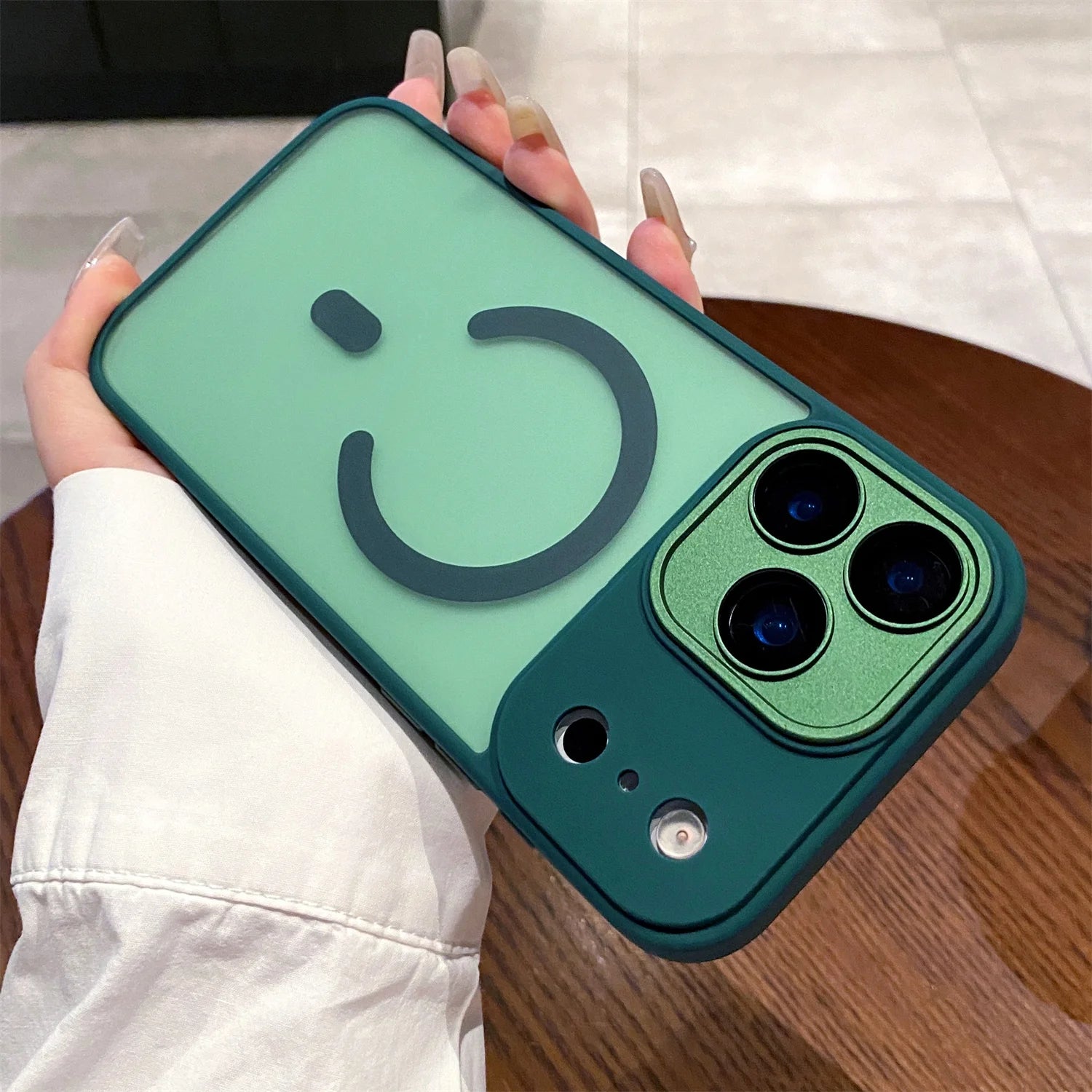 Luxury Matte Magsafe Magnetic With Lens film Phone Case For iPhone 17 17Air 17 Pro 17ProMax Hard PC Bumper Cover