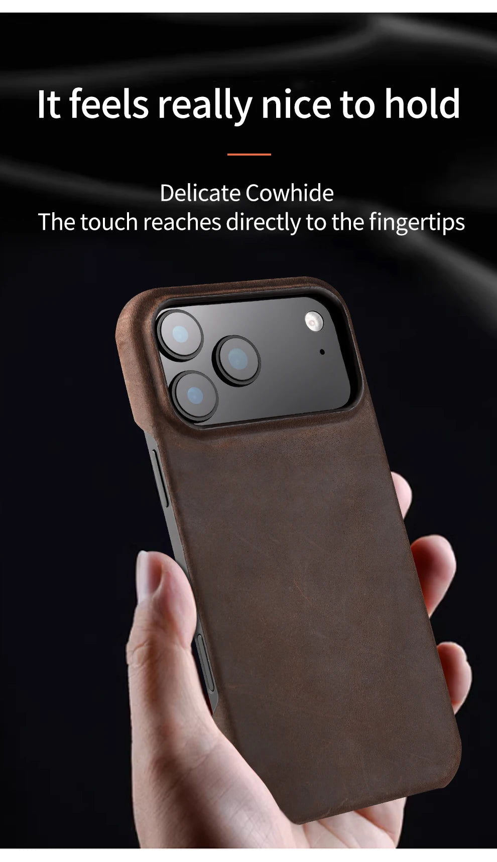 for Magsafe Case for iPhone 15 16 17 Pro Max 17Pro 17 Air 16Pro Retro Luxury Genuine PULL-UP Leather Magnetic Phone Back Cover