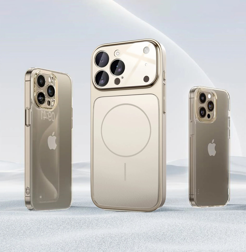 NEW Luxury Frosted Glass Finish Magnetic Phone Case For iPhone 17 Pro Max 16 15 14 13 Pro Max 17Air For Magsafe Shockproof Cover