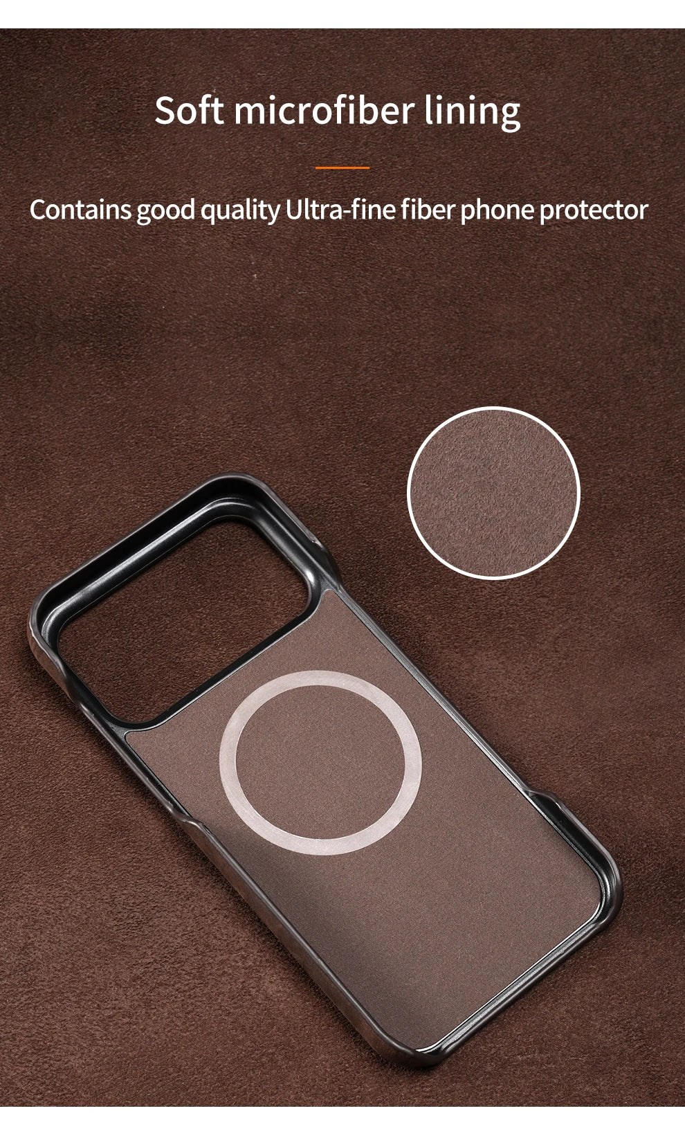 for Magsafe Case for iPhone 15 16 17 Pro Max 17Pro 17 Air 16Pro Retro Luxury Genuine PULL-UP Leather Magnetic Phone Back Cover