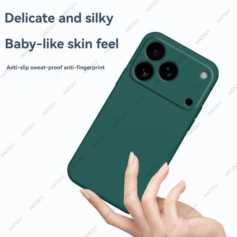 For iphone 17 Pro Max case For iphone 17 17 Air 17 Pro 17 Pro Max Cover TPU Liquid Silicone Protective Cover iphone 17 Pro Max